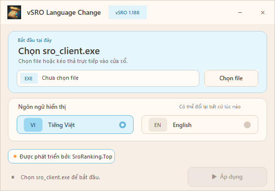 vSRO Language Change